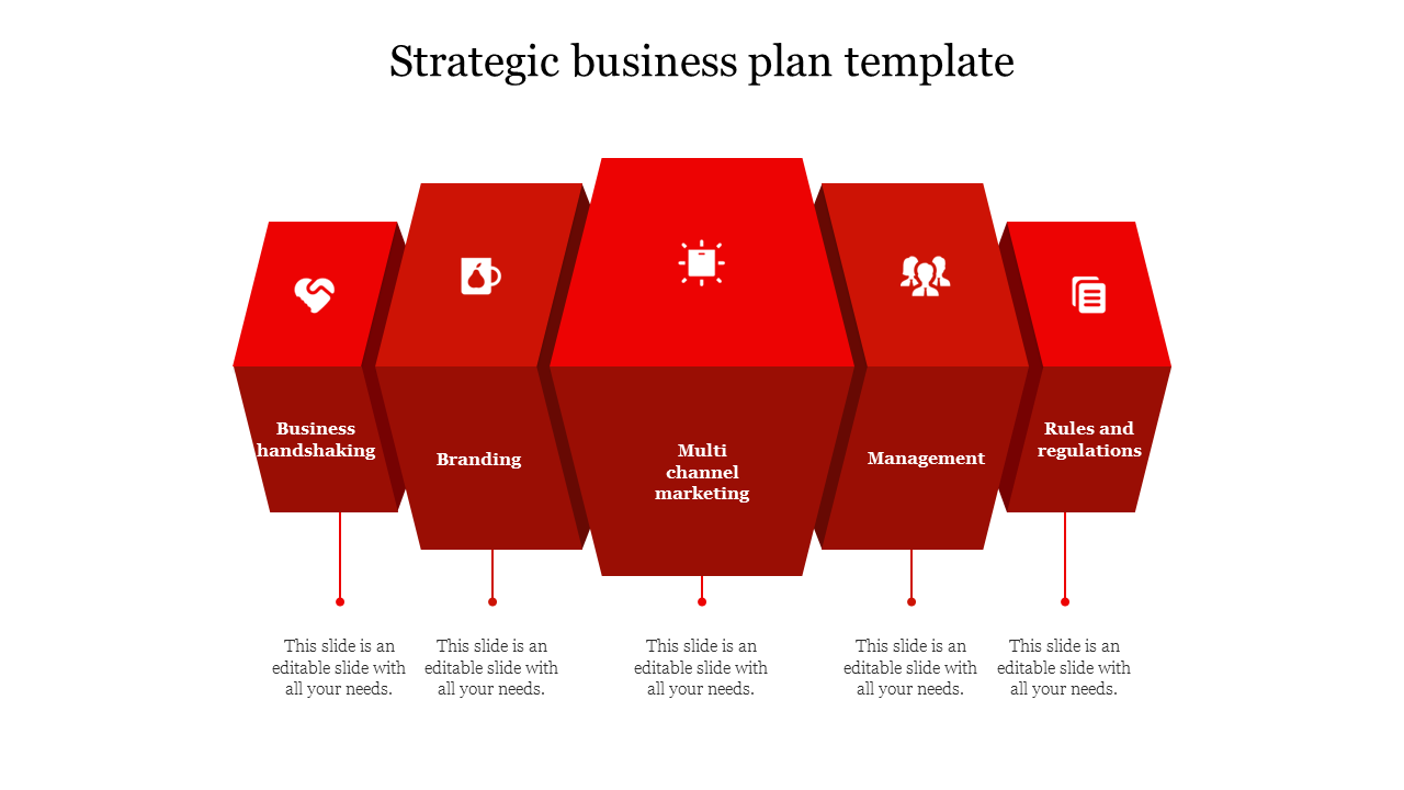 Free - Attractive Strategic Business Plan Template Presentation